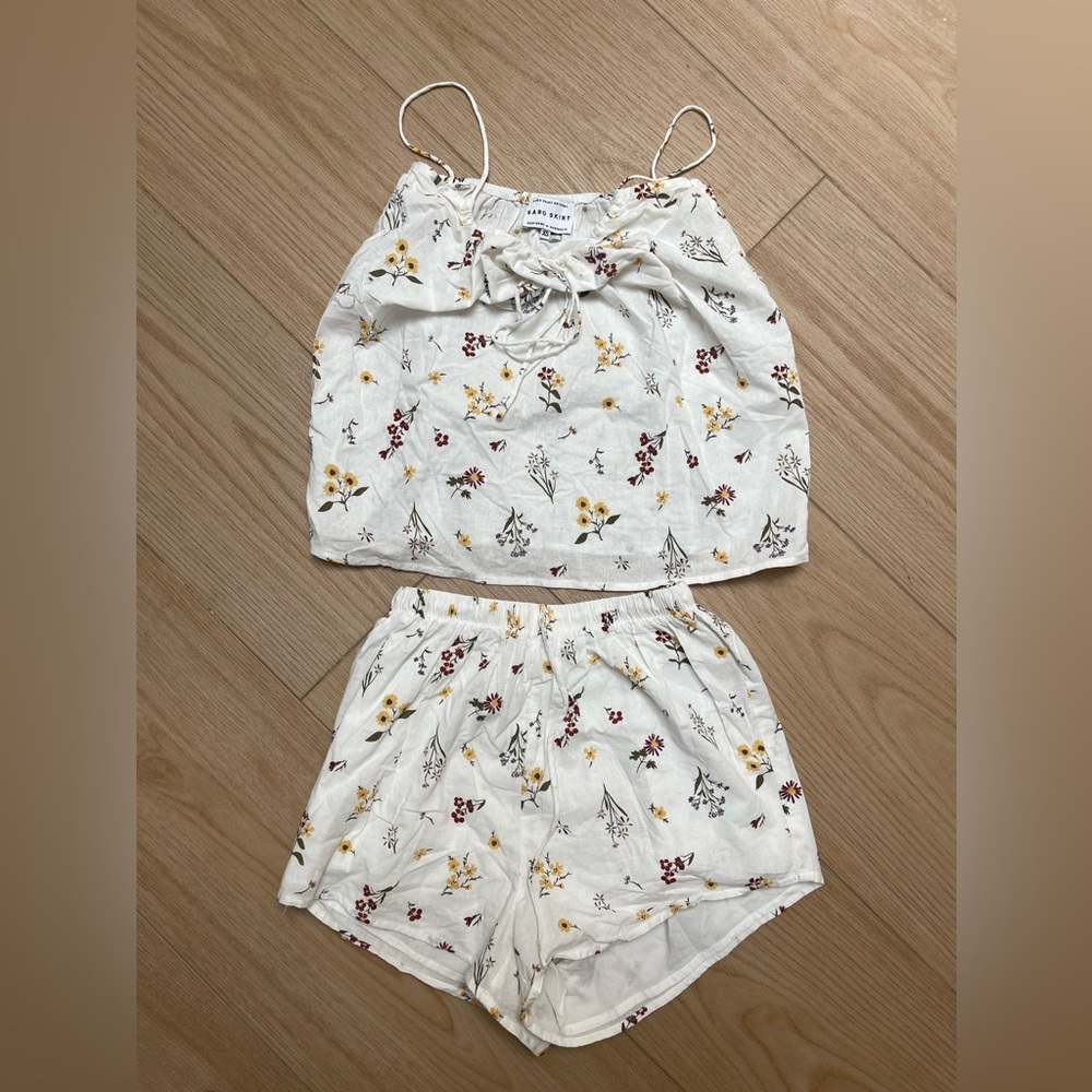 Sabo skirt floral set